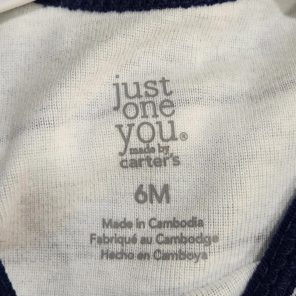 Just One You By Carter's 3 Piece Boy's Onesies And Pants Set, Size 6 Mos NWT